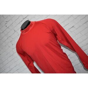 Zero Restriction Golf Gym Shirt Mock Turtleneck Mens Size 2XL Red Polyester